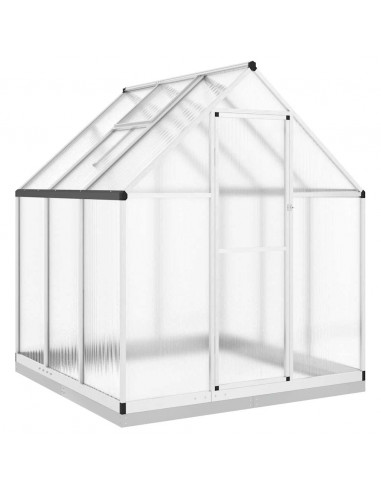 Telaio Serra con Base Argento 169x169x202 cm in Alluminio