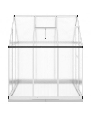 Telaio Serra con Base Argento 169x169x202 cm in Alluminio