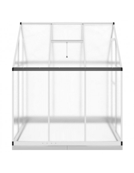 Telaio Serra con Base Argento 169x169x202 cm in Alluminio