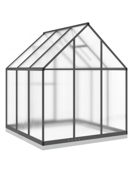 Telaio Serra con Base Antracite 169x169x202 cm in Alluminio