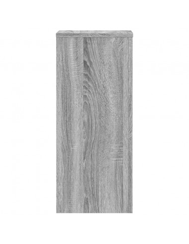 Supporti per Piante 2 pz Grigio 30x30x70 cm in Multistrato