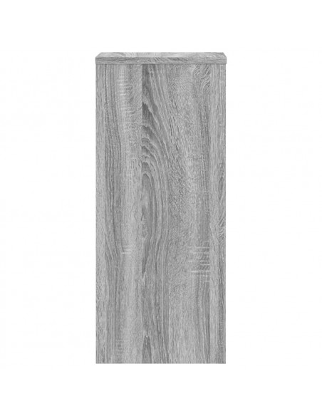 Supporti per Piante 2 pz Grigio 30x30x70 cm in Multistrato