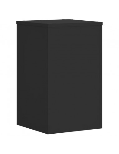 Supporti per Piante 2 pz Neri 30x30x50 cm Legno Multistrato