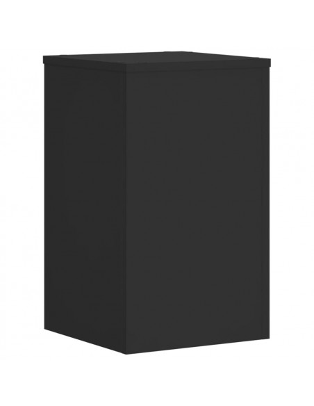 Supporti per Piante 2 pz Neri 30x30x50 cm Legno Multistrato