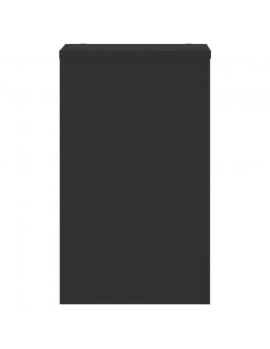 Supporti per Piante 2 pz Neri 30x30x50 cm Legno Multistrato