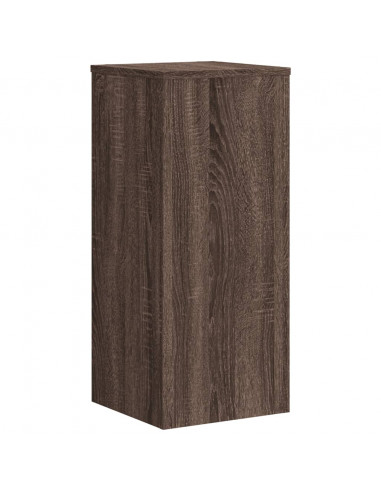 Supporti per Piante 2 pz Marrone 30x30x70 cm Legno Multistrato