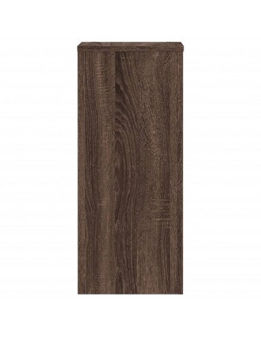 Supporti per Piante 2 pz Marrone 30x30x70 cm Legno Multistrato