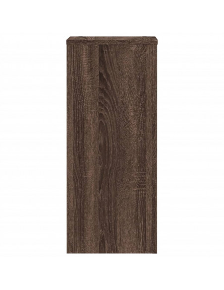 Supporti per Piante 2 pz Marrone 30x30x70 cm Legno Multistrato