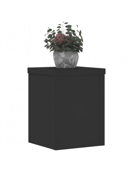 Supporti per Piante 2 pz Neri 15x15x20 cm Legno Multistrato
