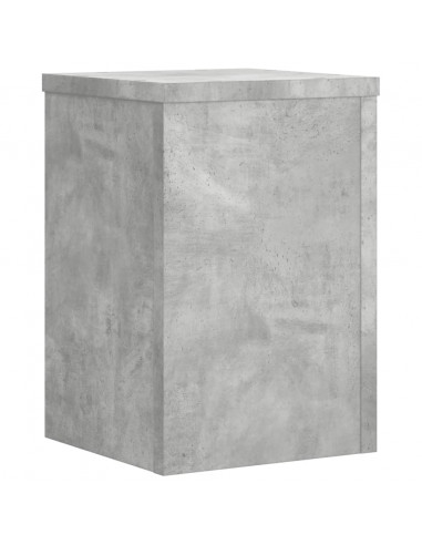 Supporti per Piante 2 pz Grigio 25x25x35 cm Legno Multistrato