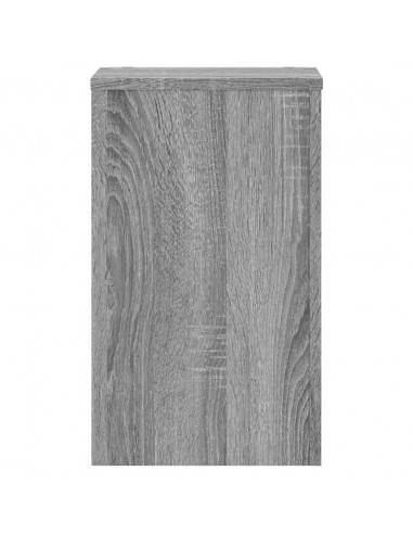 Supporti per Piante 2 pz Grigio 30x30x50 cm in Multistrato