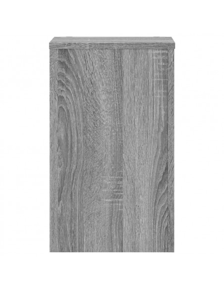 Supporti per Piante 2 pz Grigio 30x30x50 cm in Multistrato