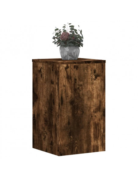 Supporti per Piante 2 pz Rovere 30x30x50 cm Legno Multistrato