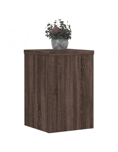 Supporti per Piante 2 pz Marrone 25x25x35 cm Legno Multistrato