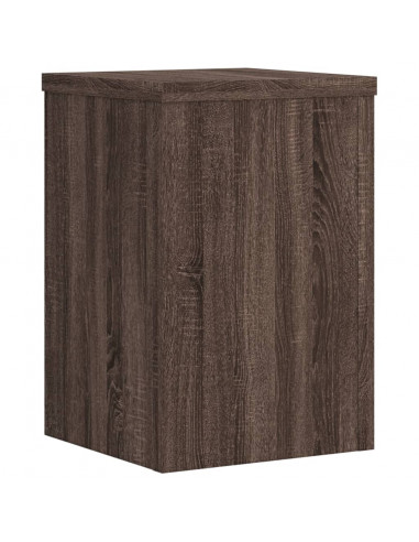 Supporti per Piante 2 pz Marrone 25x25x35 cm Legno Multistrato