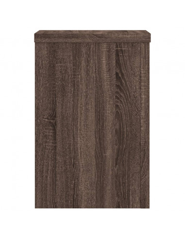 Supporti per Piante 2 pz Marrone 25x25x35 cm Legno Multistrato