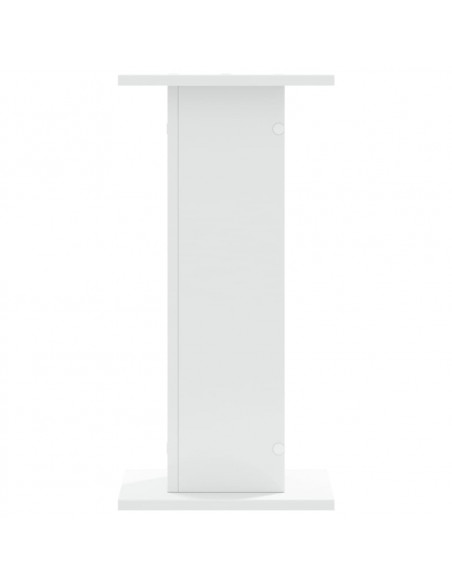 Supporti per Piante 2 pz Bianchi 30x30x60 cm Legno Multistrato