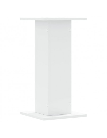 Supporti per Piante 2 pz Bianchi 30x30x60 cm Legno Multistrato