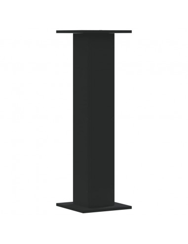 Supporti per Piante 2 pz Neri 30x30x95 cm Legno Multistrato