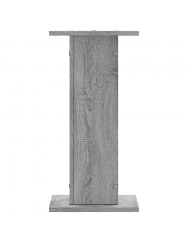 Supporti per Piante 2 pz Grigio Sonoma 30x30x60cm in Truciolato