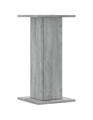 Supporti per Piante 2 pz Grigio Sonoma 30x30x60cm in Truciolato