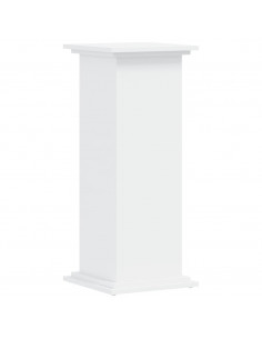 Supporto per Piante Bianco 33x33x80 cm in Legno Multistrato 2
