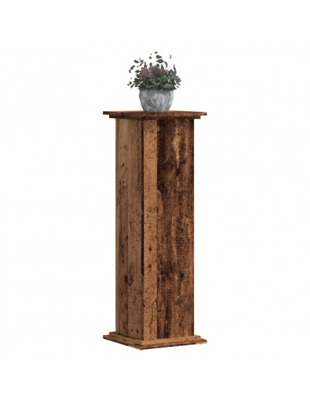 Supporto per Piante Legno Vecchio 33x33x100 cm in Truciolato