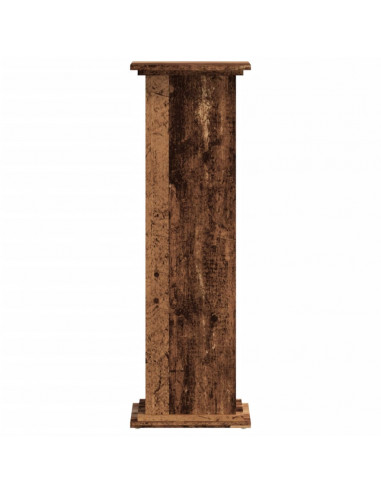 Supporto per Piante Legno Vecchio 33x33x100 cm in Truciolato
