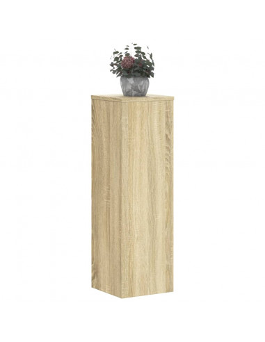 Supporti per Piante 2 pz Rovere 25x25x80 cm in Multistrato