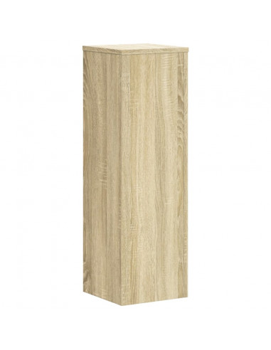 Supporti per Piante 2 pz Rovere 25x25x80 cm in Multistrato