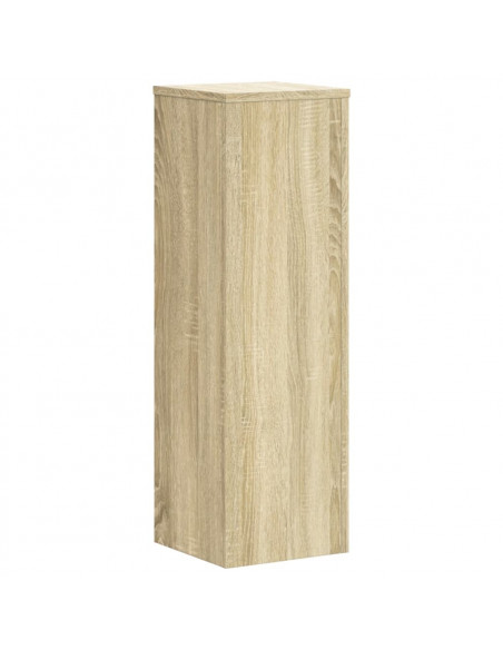 Supporti per Piante 2 pz Rovere 25x25x80 cm in Multistrato