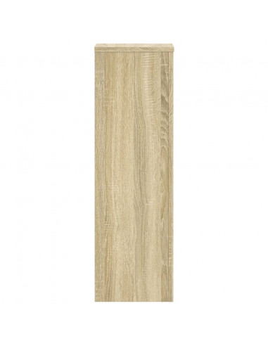 Supporti per Piante 2 pz Rovere 25x25x80 cm in Multistrato