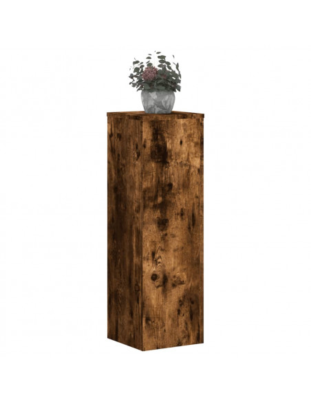 Supporti per Piante 2 pz Rovere 25x25x80 cm Legno Multistrato