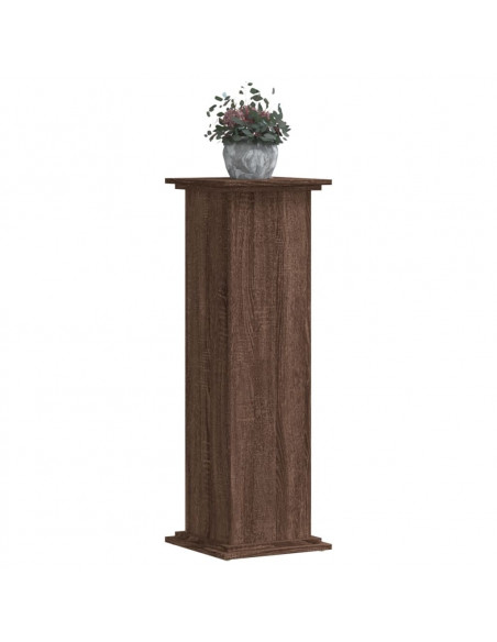 Supporto per Piante Rovere Marrone 33x33x100 cm in Truciolato