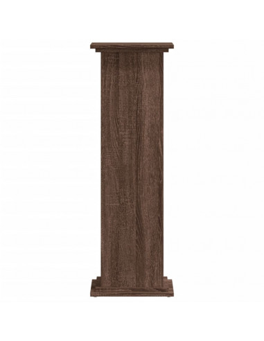 Supporto per Piante Rovere Marrone 33x33x100 cm in Truciolato