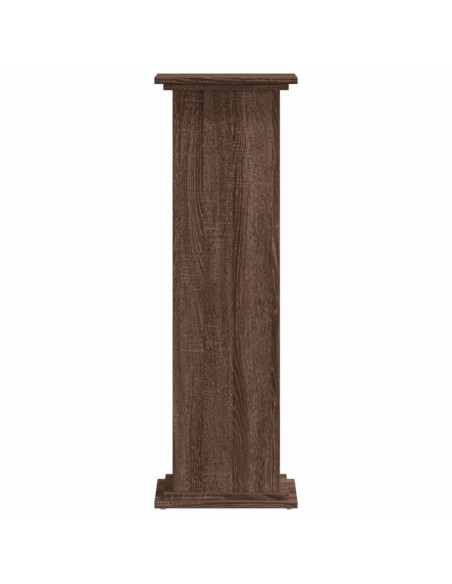 Supporto per Piante Rovere Marrone 33x33x100 cm in Truciolato
