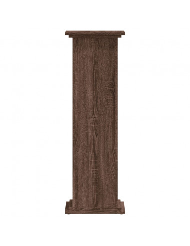 Supporto per Piante Rovere Marrone 33x33x100 cm in Truciolato