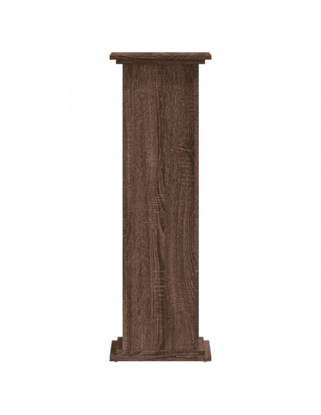 Supporto per Piante Rovere Marrone 33x33x100 cm in Truciolato