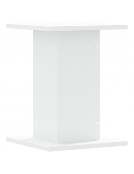 Supporti per Piante 2 pz Bianchi 30x30x40cm Legno Multistrato