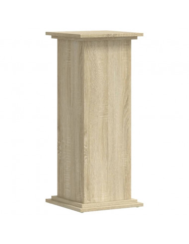 Supporto per Piante Rovere Sonoma 33x33x80 cm Legno Multistrato