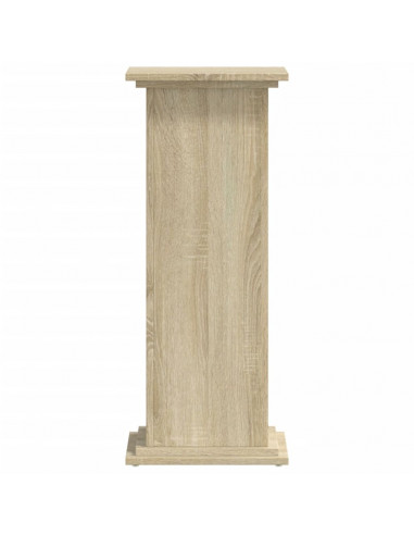 Supporto per Piante Rovere Sonoma 33x33x80 cm Legno Multistrato