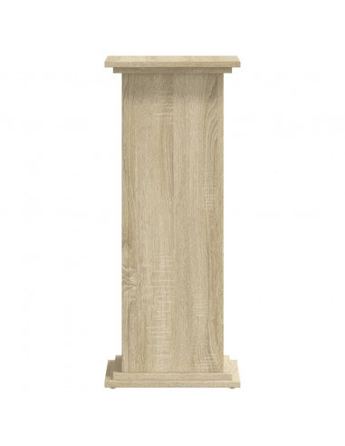 Supporto per Piante Rovere Sonoma 33x33x80 cm Legno Multistrato