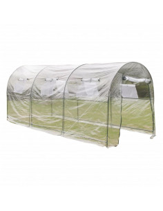 Serra Esterna con Ampia Cabina Portatile per Piante da Giardino 2