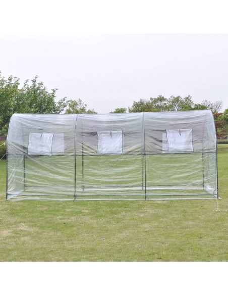 Serra Esterna con Ampia Cabina Portatile per Piante da Giardino