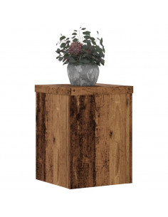 Supporti per Piante 2 pz Legno 15x15x20 cm Legno Multistrato 2