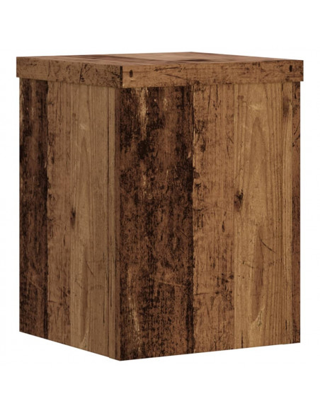 Supporti per Piante 2 pz Legno 15x15x20 cm Legno Multistrato