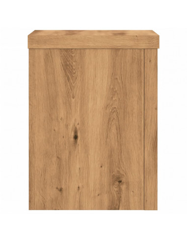 Supporti per Piante 2 pz Rovere 15x15x20 cm in Multistrato