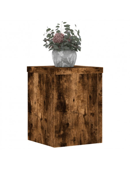 Supporti per Piante 2 pz Rovere 15x15x20 cm Legno Multistrato