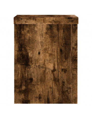 Supporti per Piante 2 pz Rovere 15x15x20 cm Legno Multistrato