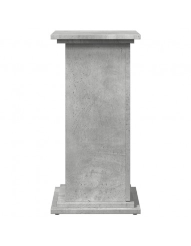 Espositore con Portaoggetti Grigio Cemento 31x30x60 Truciolato